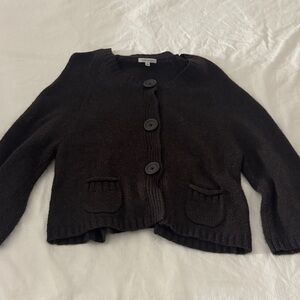 Brown Button-Up Cardigan
